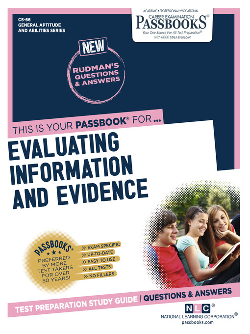 Title details for EVALUATING INFORMATION AND EVIDENCE by National Learning Corporation - Available